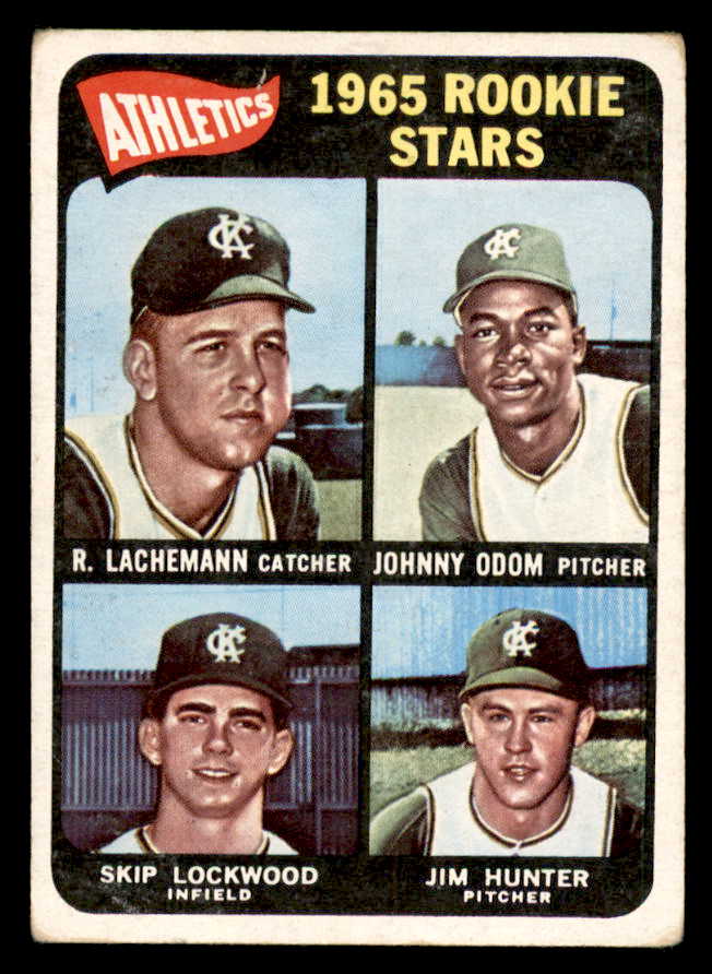 1965 Topps Baseball #526 Catfish Hunter A's VG-EX 540786