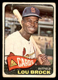 1965 Topps Baseball #540 Lou Brock Cardinals GD-VG 540828