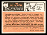 1966 Topps Baseball #036 Catfish Hunter A's VG 540891