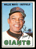 1967 Topps Baseball #200 Willie Mays Giants Good 540949