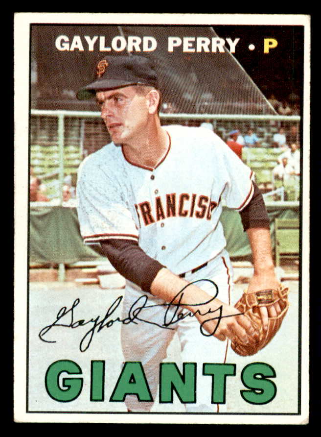 1967 Topps Baseball #320 Gaylord Perry Giants EX+/EX-MT 540960