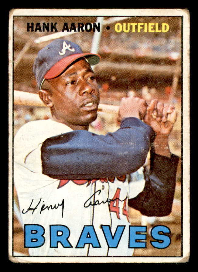 1967 Topps Baseball #250 Hank Aaron Braves FR-GD 540980