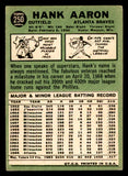 1967 Topps Baseball #250 Hank Aaron Braves VG 540981