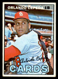 1967 Topps Baseball #020 Orlando Cepeda Cardinals EX+/EX-MT 540994