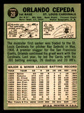 1967 Topps Baseball #020 Orlando Cepeda Cardinals EX+/EX-MT 540994