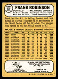 1968 Topps Baseball #500 Frank Robinson Orioles VG-EX 541015