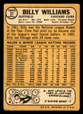 1968 Topps Baseball #037 Billy Williams Cubs VG 541017
