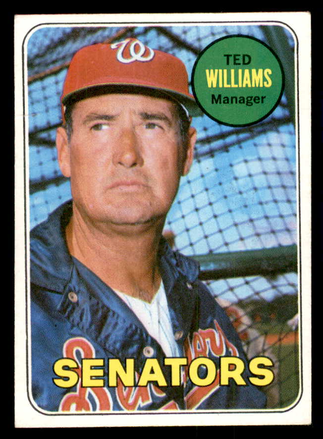 1969 Topps Baseball #650 Ted Williams Senators EX+/EX-MT 541097