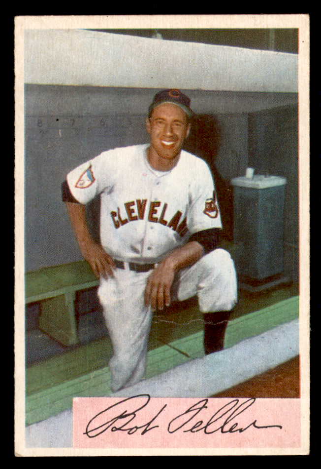 1954 Bowman Baseball #132 Bob Feller Indians VG 541145