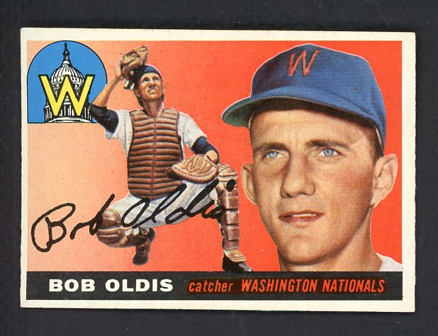 1955 Topps Baseball #169 Bob Oldis Senators EX-MT 541229