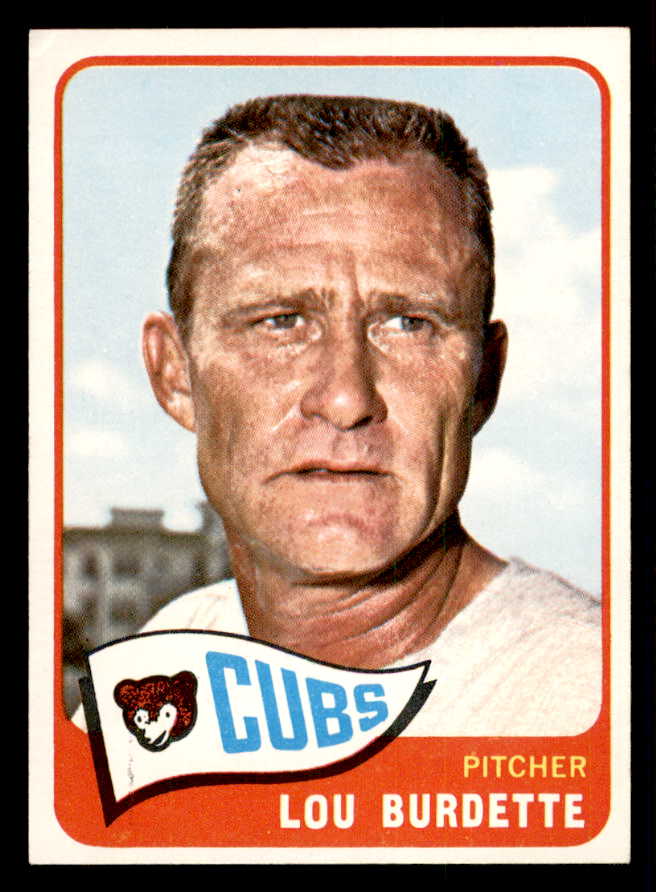 1965 Topps Baseball #064 Lou Burdette Cubs EX-MT 541312