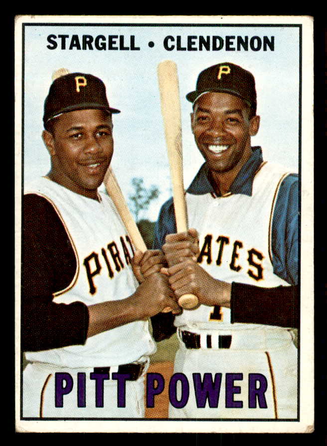 1967 Topps Baseball #266 Willie Stargell Donn Clendenon VG 541333