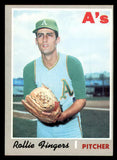 1970 Topps Baseball #502 Rollie Fingers A's EX-MT 541394