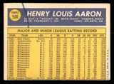 1970 Topps Baseball #500 Hank Aaron Braves FR-GD 541398