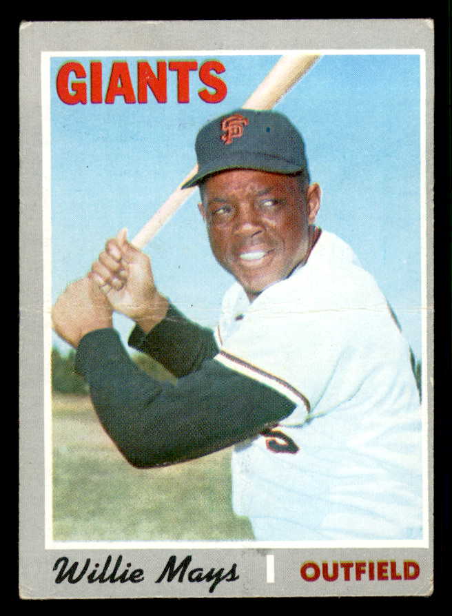 1970 Topps Baseball #600 Willie Mays Giants GD-VG 541445