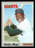 1970 Topps Baseball #600 Willie Mays Giants GD-VG 541445