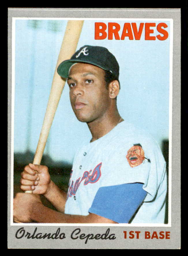 1970 Topps Baseball #555 Orlando Cepeda Braves EX-MT 541461