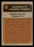 1972 Topps Baseball #753 Denny McLain TR A's EX-MT 541491