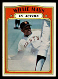 1972 Topps Baseball #050 Willie Mays IA Giants EX+/EX-MT 541721