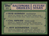 1982 Topps Baseball #021 Cal Ripken Orioles NR-MT 541774