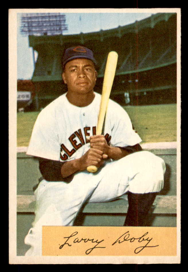 1954 Bowman Baseball #084 Larry Doby Indians EX-MT 541786