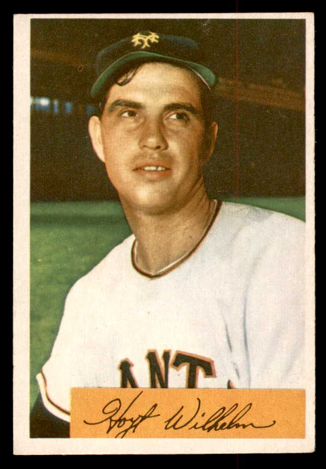 1954 Bowman Baseball #057 Hoyt Wilhelm Giants EX-MT 541789