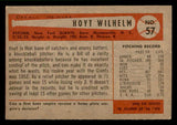 1954 Bowman Baseball #057 Hoyt Wilhelm Giants EX-MT 541789