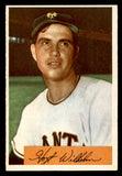1954 Bowman Baseball #057 Hoyt Wilhelm Giants EX 541796