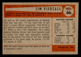 1954 Bowman Baseball #066 Jimmy Piersall Red Sox VG 541798