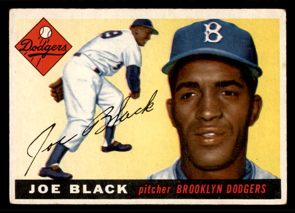 1955 Topps Baseball #156 Joe Black Dodgers VG-EX 541813