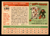 1955 Topps Baseball #180 Clem Labine Dodgers EX-MT 541989
