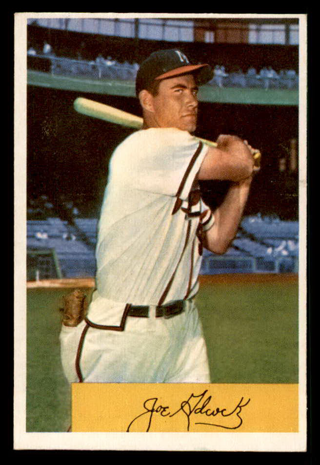 1954 Bowman Baseball #096 Joe Adcock Braves EX-MT 542024
