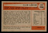 1954 Bowman Baseball #106 Clem Labine Dodgers EX-MT 542033