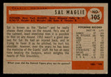 1954 Bowman Baseball #105 Sal Maglie Giants EX-MT 542036