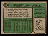 1974 Topps Baseball #040 Jim Palmer Orioles NR-MT 542111