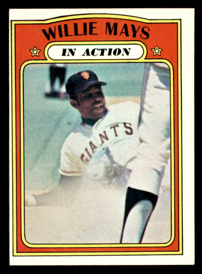 1972 Topps Baseball #050 Willie Mays IA Giants EX-MT 542135