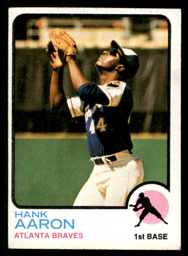 1973 Topps Baseball #100 Hank Aaron Braves VG-EX 542297
