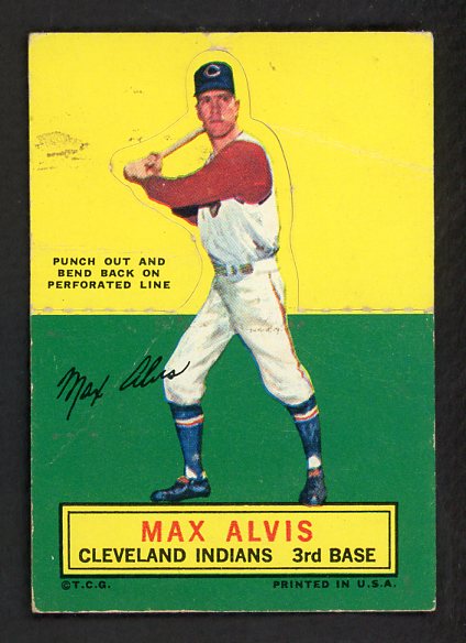 1964 Topps Baseball Stand Ups Max Alvis Indians Good 542547