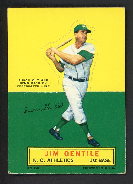 1964 Topps Baseball Stand Ups Jim Gentile A's VG-EX 542572