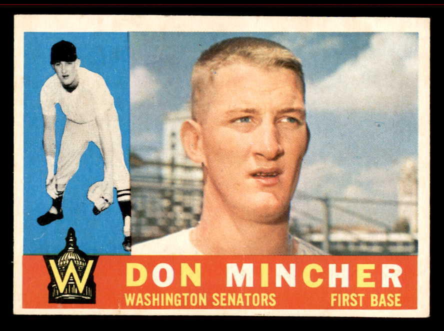 1960 Topps Baseball #548 Don Mincher Senators NR-MT 542684