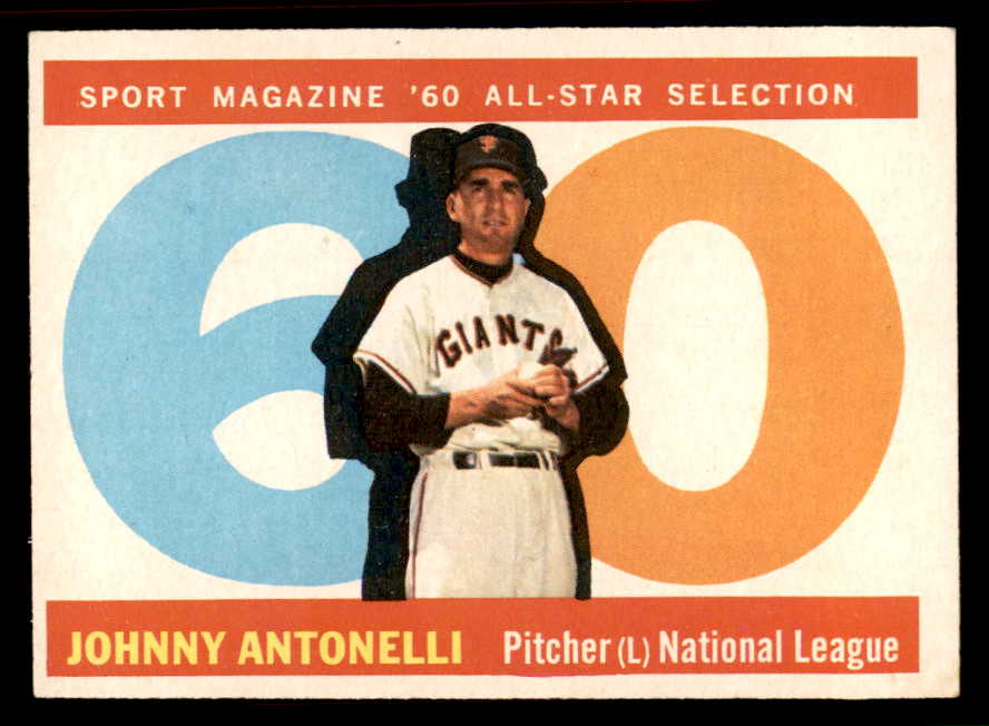 1960 Topps Baseball #572 Johnny Antonelli A.S. Giants EX-MT 542717