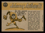 1960 Topps Baseball #572 Johnny Antonelli A.S. Giants EX-MT 542717