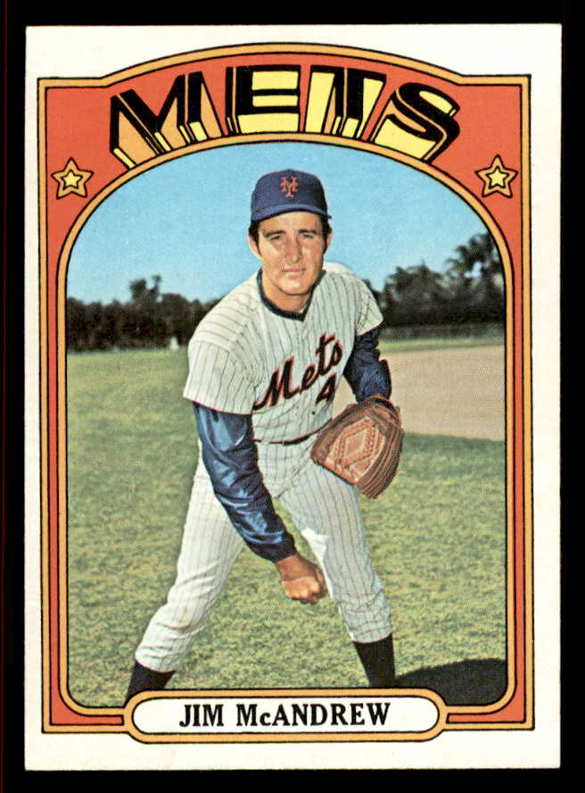1972 Topps Baseball #781 Jim McAndrew Mets NR-MT 543131