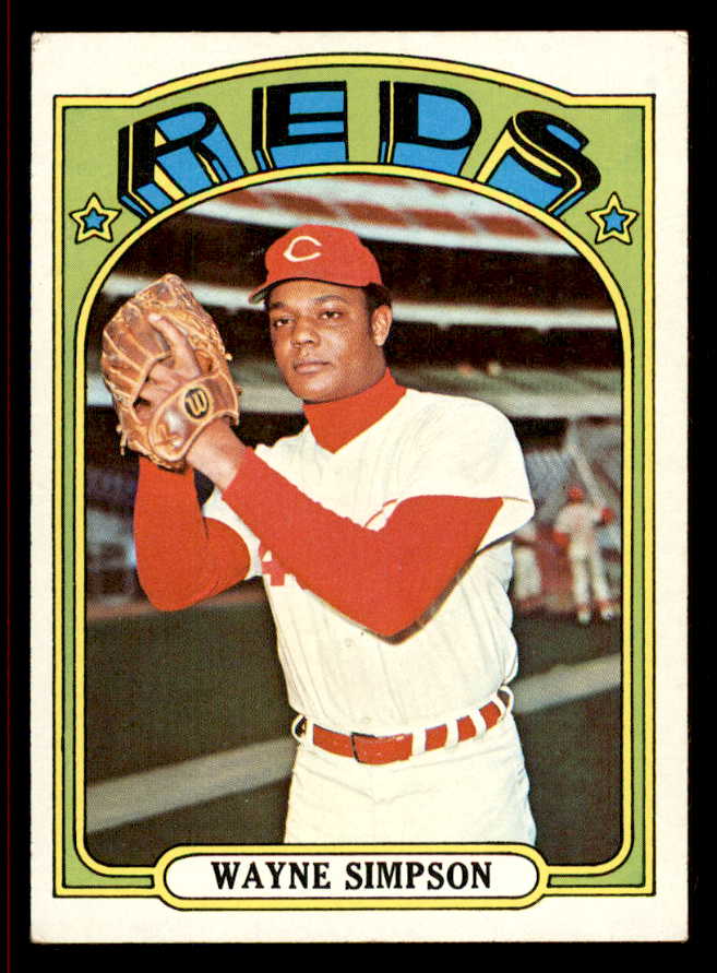 1972 Topps Baseball #762 Wayne Simpson Reds EX-MT 543149