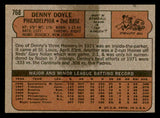 1972 Topps Baseball #768 Denny Doyle Phillies EX-MT 543151