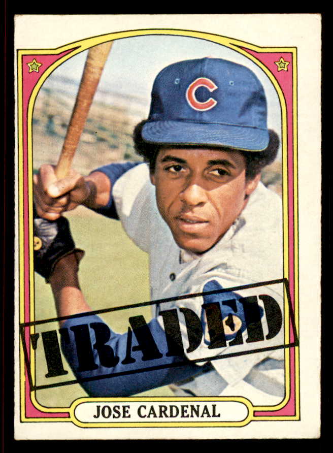 1972 Topps Baseball #757 Jose Cardenal TR Cubs VG-EX 543175