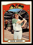 1972 Topps Baseball #780 Dick Green A's VG-EX 543180