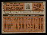 1972 Topps Baseball #780 Dick Green A's VG-EX 543180