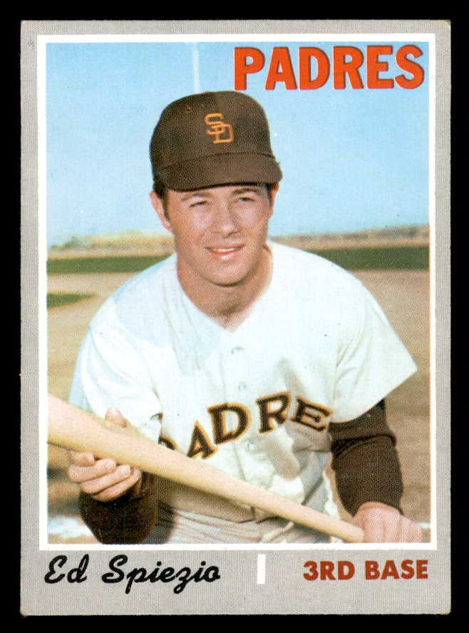 1970 Topps Baseball #718 Ed Spiezio Padres VG-EX/EX 543199