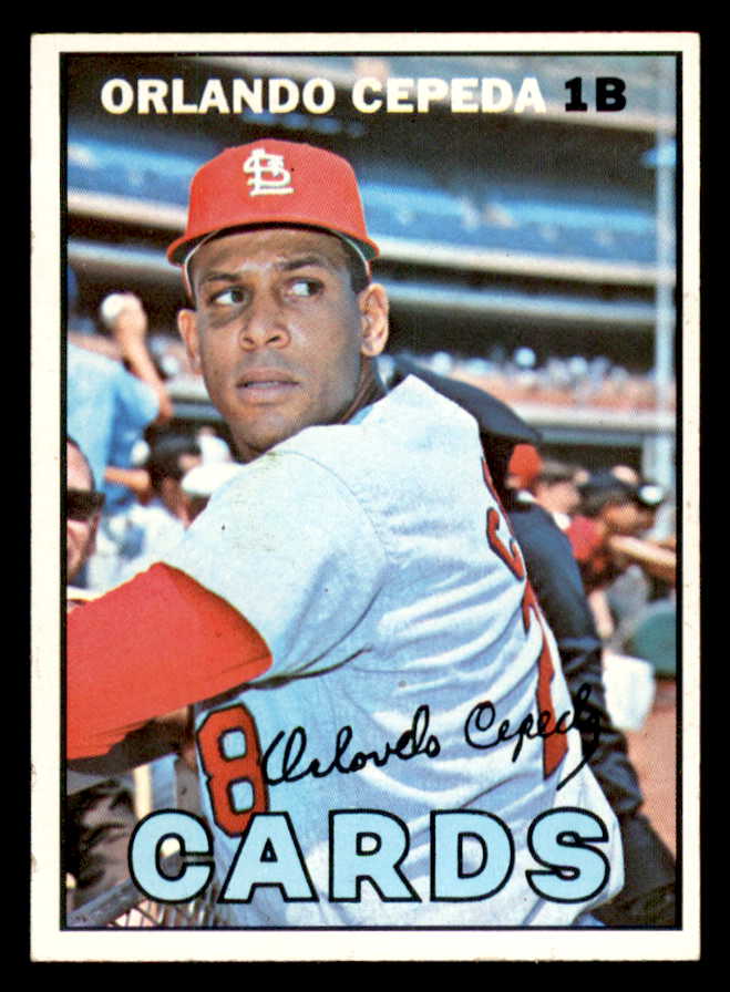 1967 Topps Baseball #020 Orlando Cepeda Cardinals EX-MT 543273